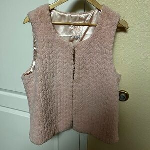 Faux Fur Joujou Vegan Fur Women’s Size XL Peach
